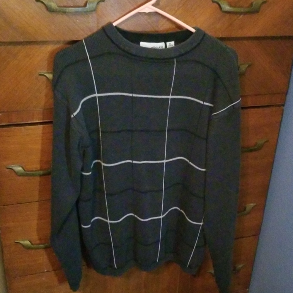 Black & white mens  sweater